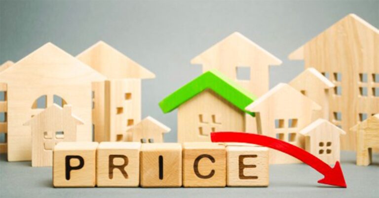 New-home prices are down slightly in the past year