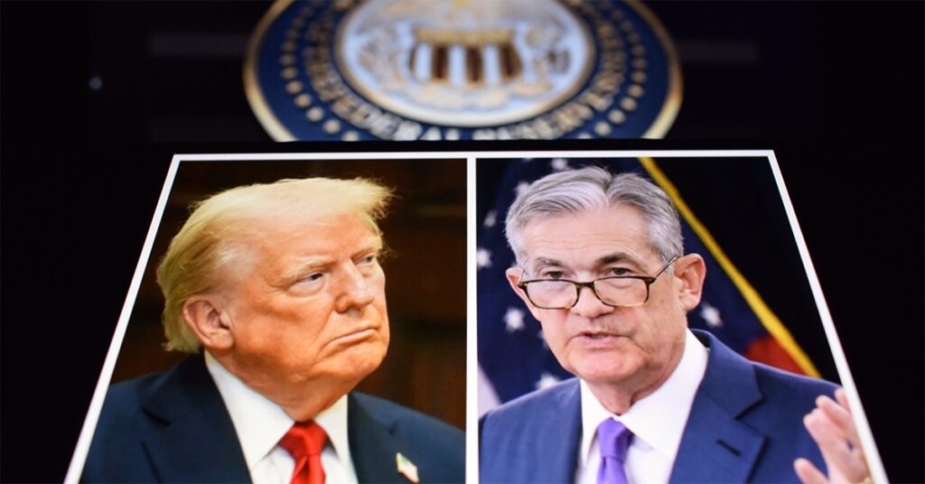 Fed Chair Jerome Powell meets with President Trump, asserting the Fed's independence while Trump faults Powell for not lowering interest rates