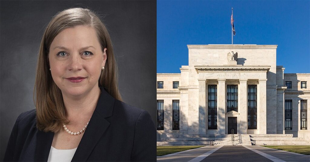 Michelle Bowman was confirmed by the Senate as vice chair for supervision of the Federal Reserve by a vote of 48-46.