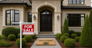 Legalized cannabis has been tied to higher home values, per a report from Clever Offers