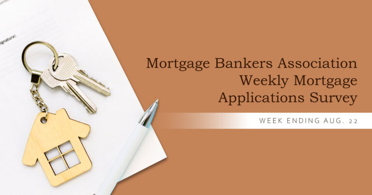 mortgage loan applications on a weekly basis