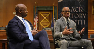 HUD Secretary Scott Turner and Sen. Tim Scott discuss Opportunity Zone investment and legislative efforts to aid underserved communities.