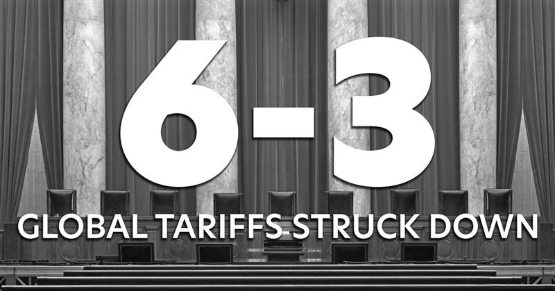 Trump tariffs illegal, Supreme Court rules in historic decision.