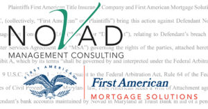 First American sues Novad for $1.6 million in ongoing reverse mortgage dispute