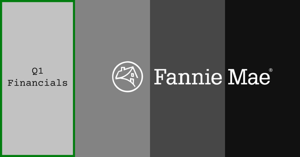 Fannie Mae earnings recover in the first quarter of 2026.