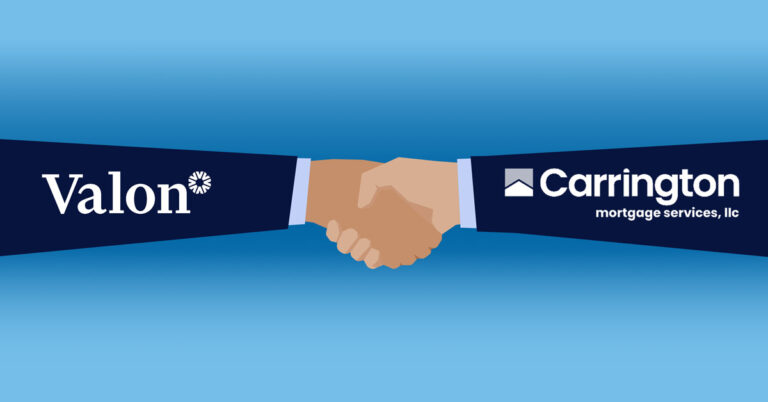 Carrington Mortgage Services to acquire Valon Mortgage, adding 800,000 loans and adopting ValonOS as its core servicing platform.