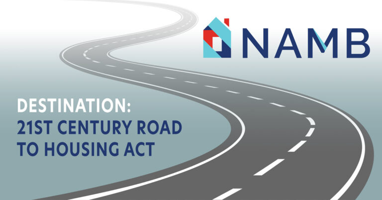 NAMB pushes policy priorities as ROAD to Housing Act trudges forward.