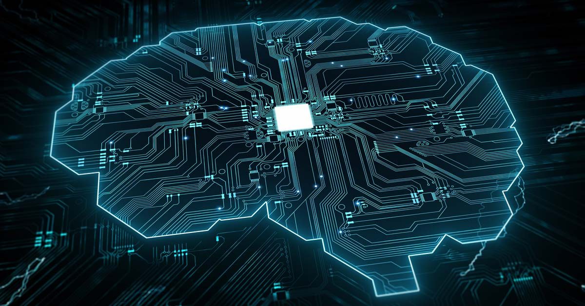 CONCEPT Artificial intelligence brain in circuits