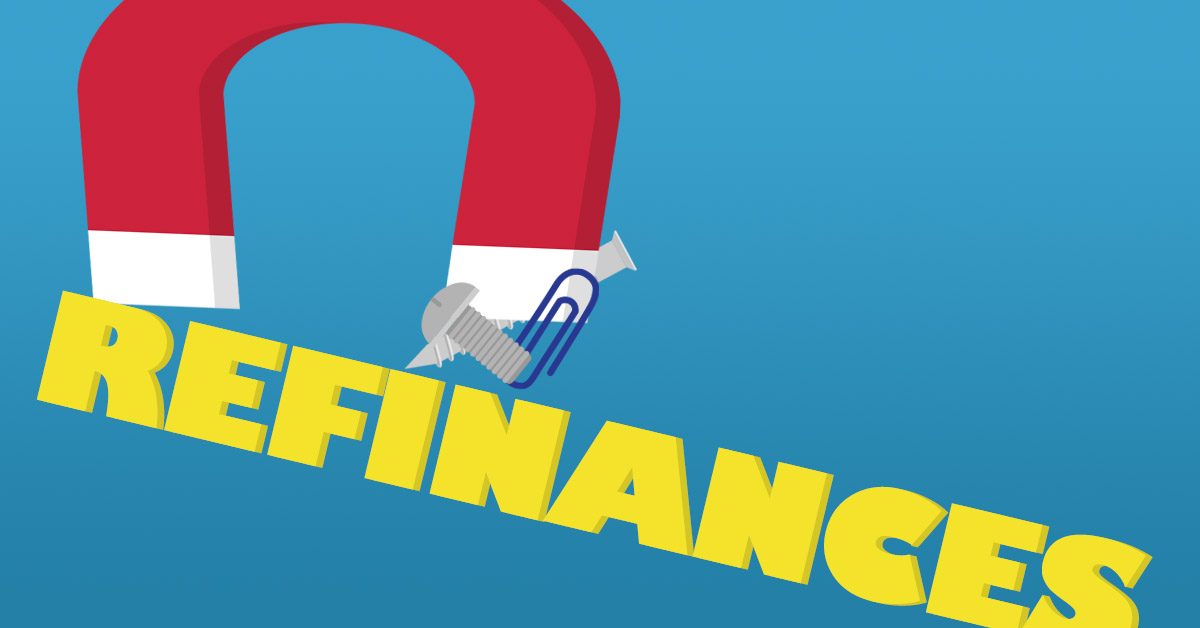 CONCEPT Magnet barely holding refinances