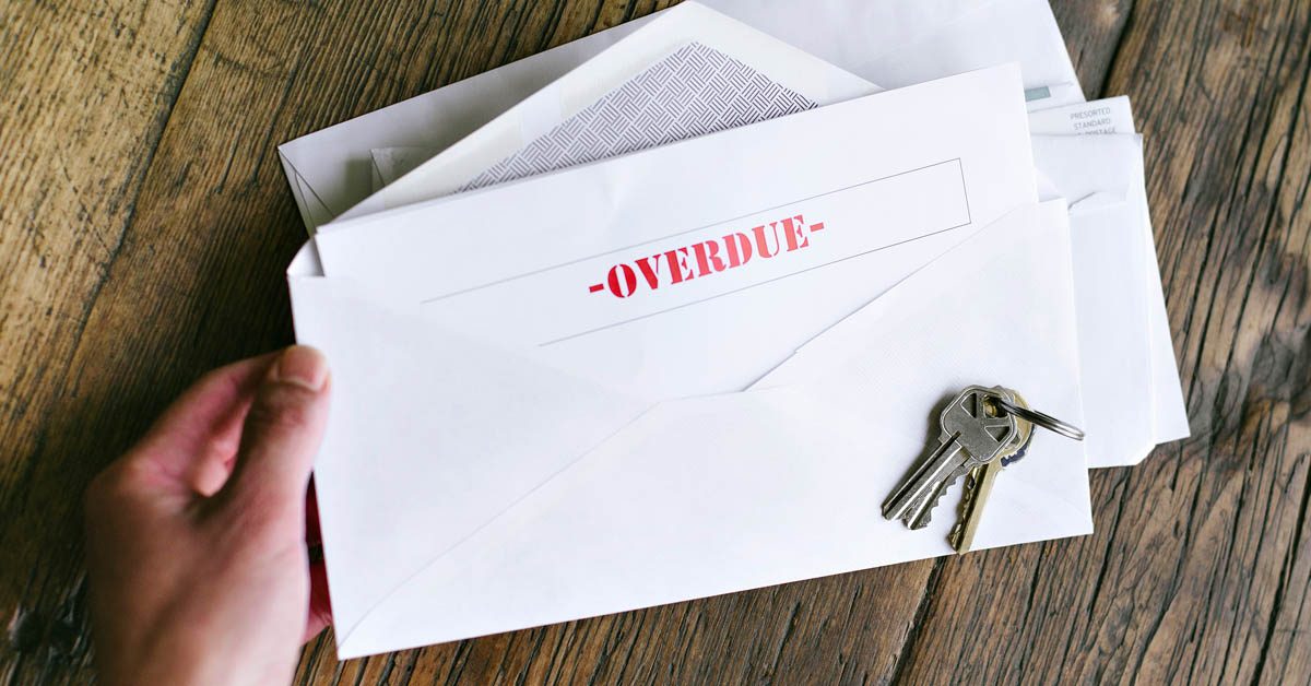 CONCEPT Overdue bills