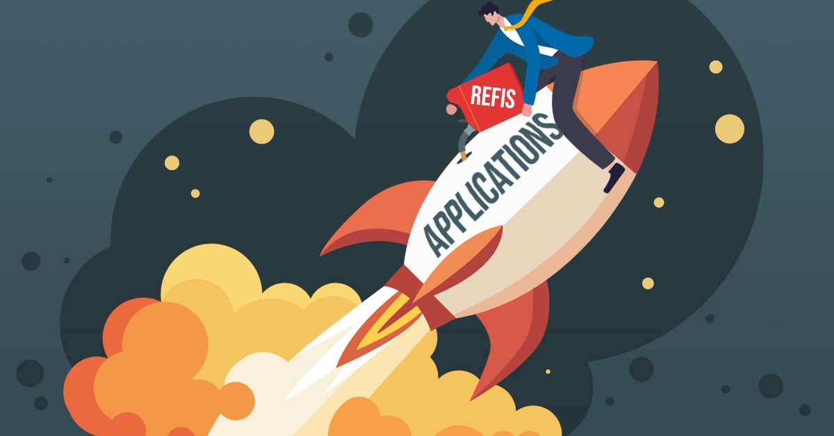CONCEPT Refinances fueling application surge