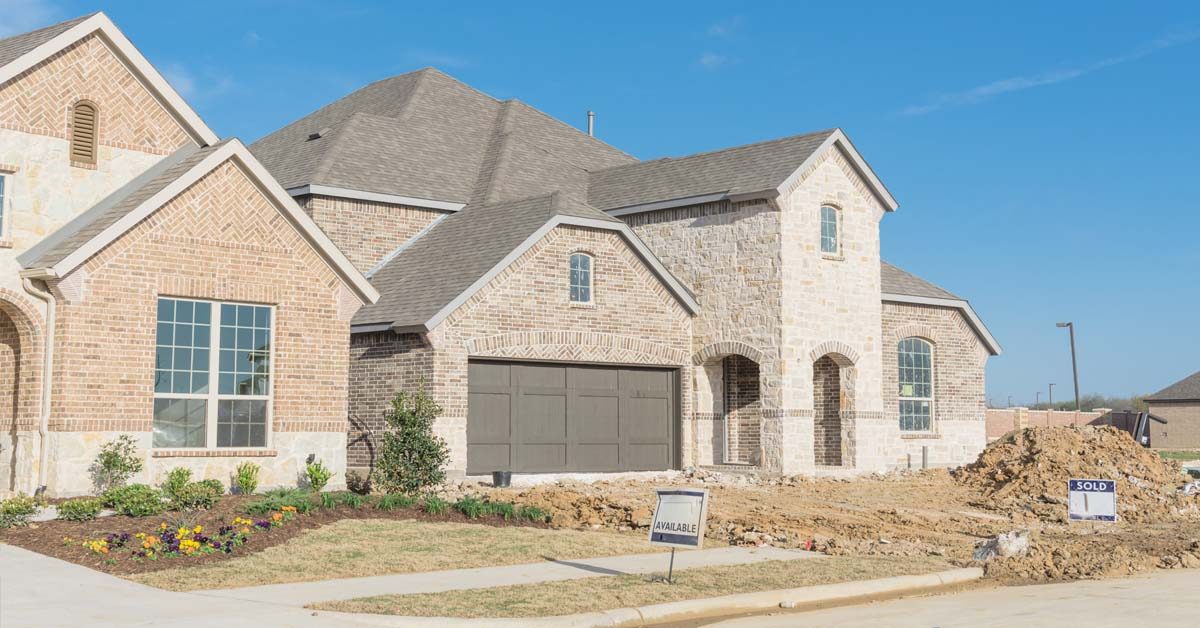 HOUSE New two-story almost completed brick house
