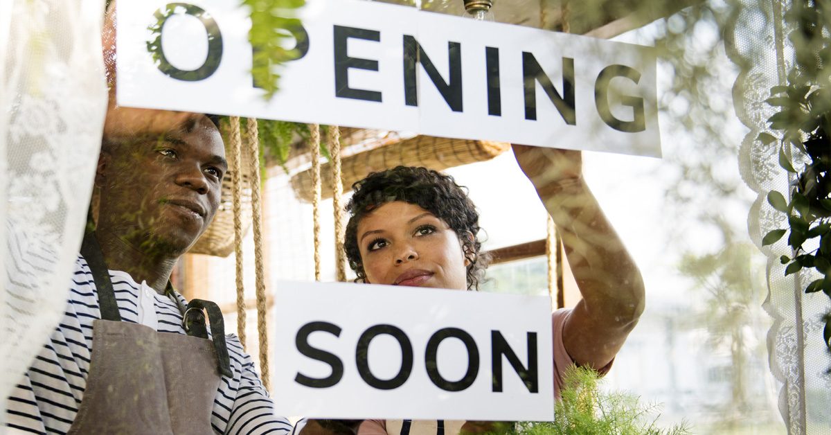 opening soon sign