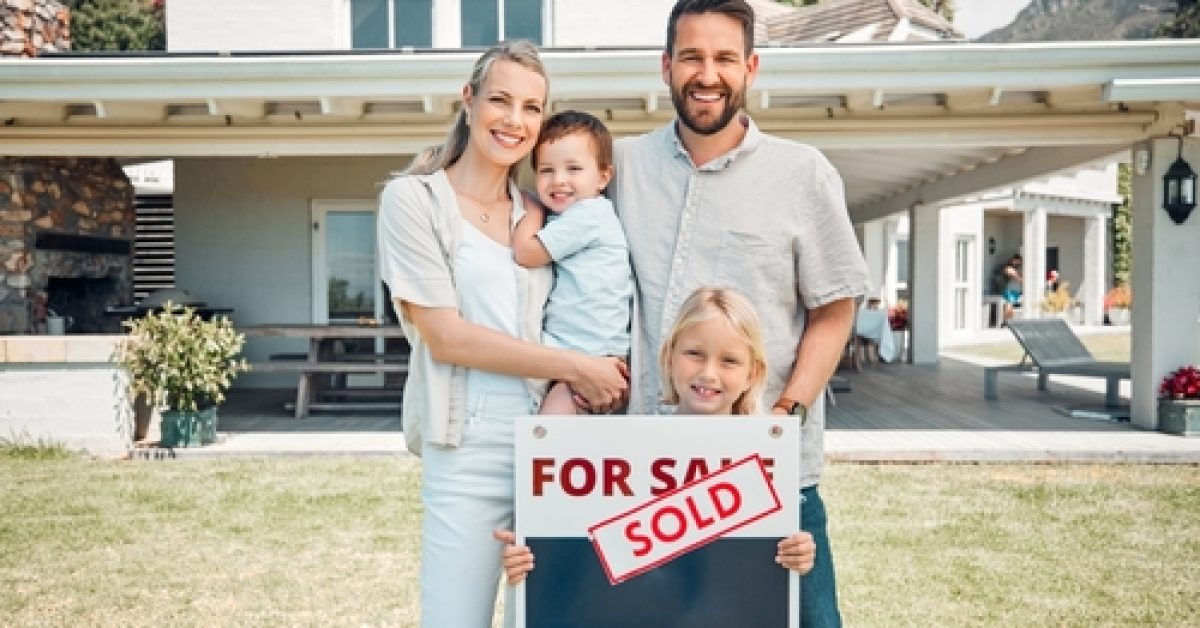 Ownership,,Parents,And,Kids,With,House,Sale,Or,Sold,Poster